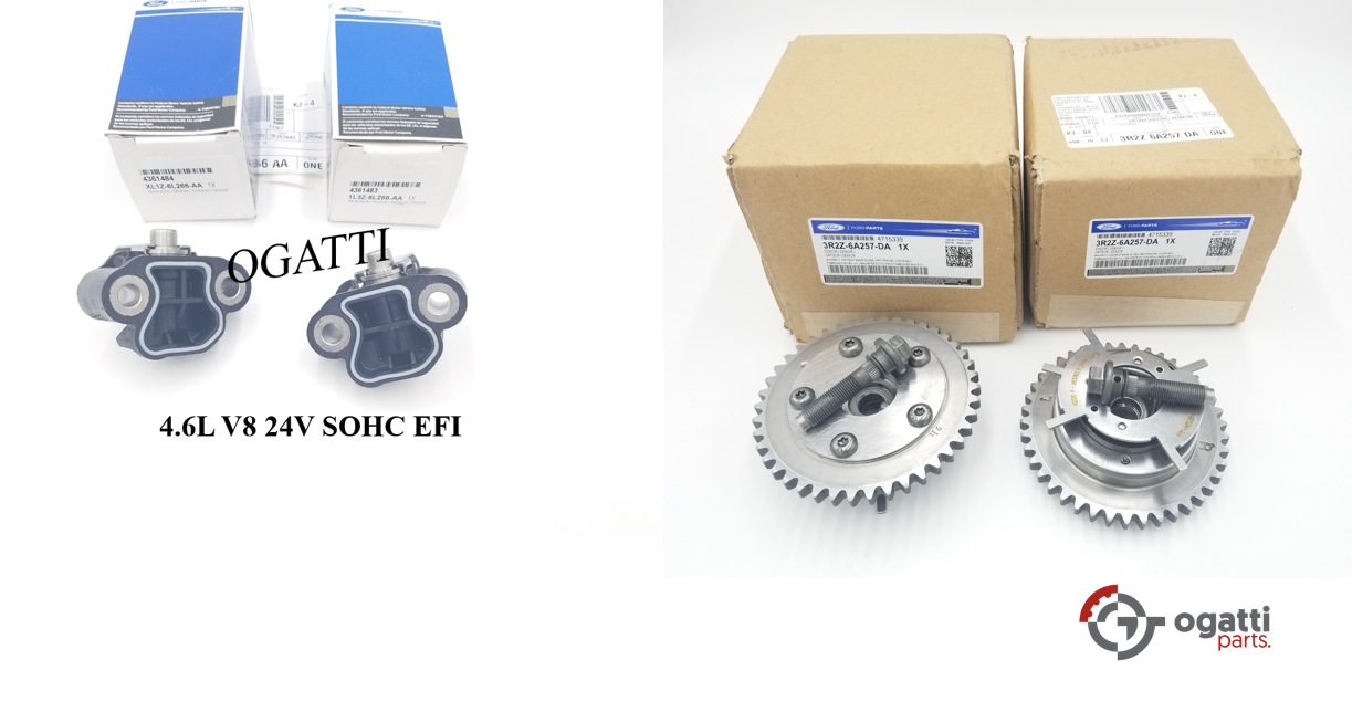 Brand New OEM Tensioner Timing Chain and Phaser - Camshaft 4.6L, 4 Pieces Engine Repair Kit (OG-60-4.6L-4-5) - Imagen 2