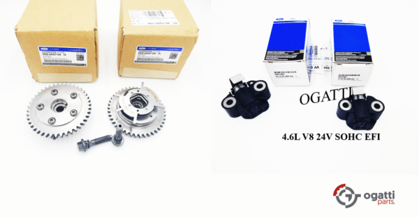 Brand New OEM Tensioner Timing Chain and Phaser - Camshaft 4.6L, 4 Pieces Engine Repair Kit (OG-60-4.6L-4-5)