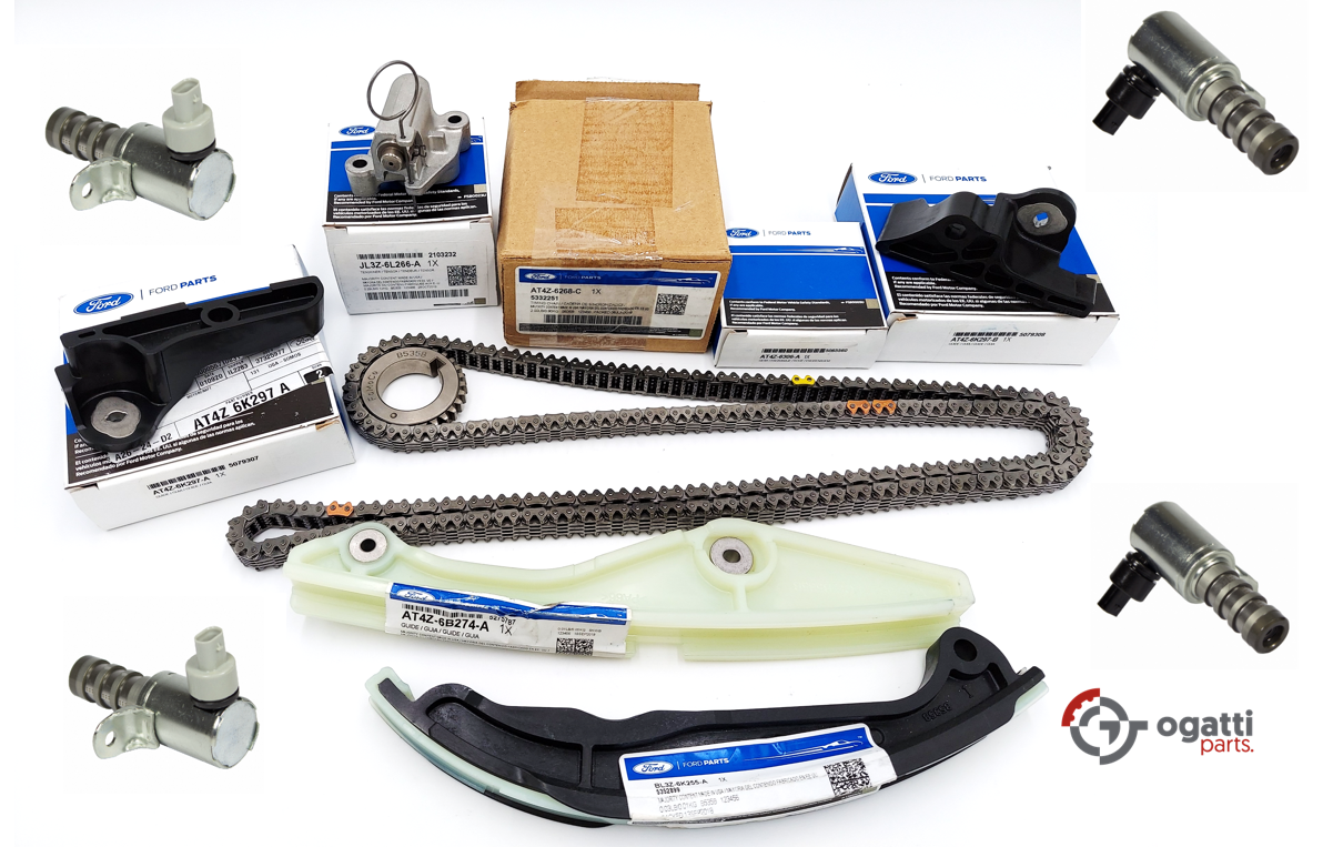 Brand New OEM Timing Chain Kit 3.5L DOHC VCT, 11-2 Pieces, Engine Repair Kit for Explorer |F-150|Edge | Flex |Taurus 2011-2019 (OG-60-3.5L-11-2) - Imagen 2