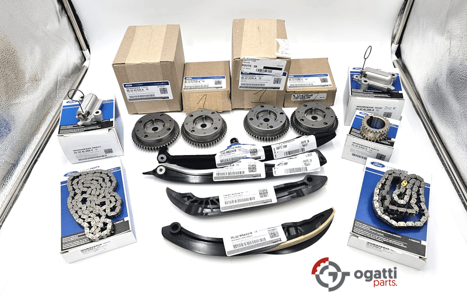 Brand New OEM Timing Chain Kit 3.5L DOHC TURBO, 13-4 Pieces, F-150, EXPEDITION, NAVIGATOR (OG-60-3.5LT-13-4) - Imagen 2